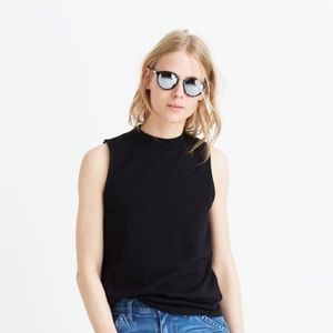 Madewell mock neck tank top